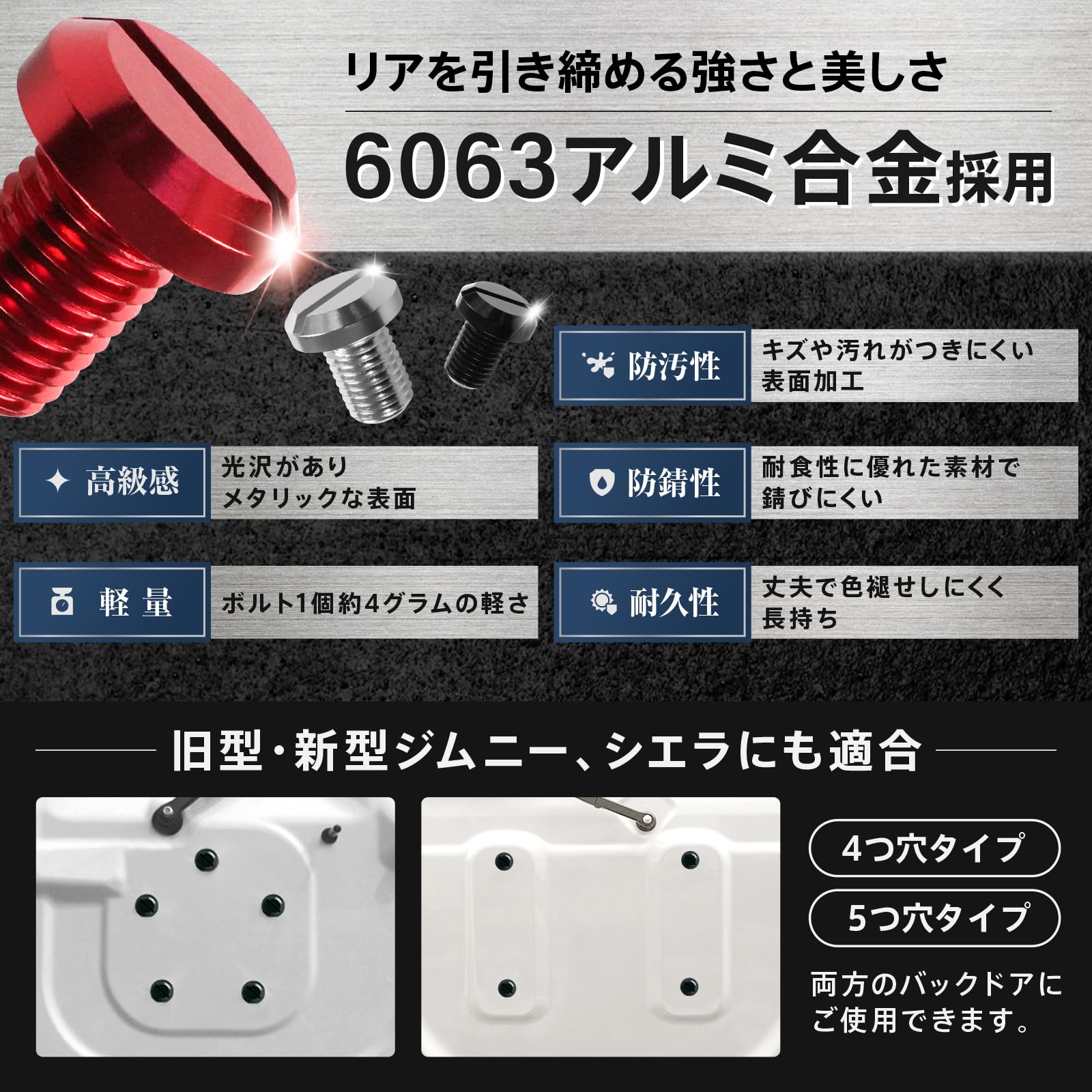 松*い様 現行ジムニー　木製ドアグリップ　レースウッド製　ボルト穴なし Amazon.co.jp: WeBirth ジムニー ボルト【日本企画/専用設計】リアを
