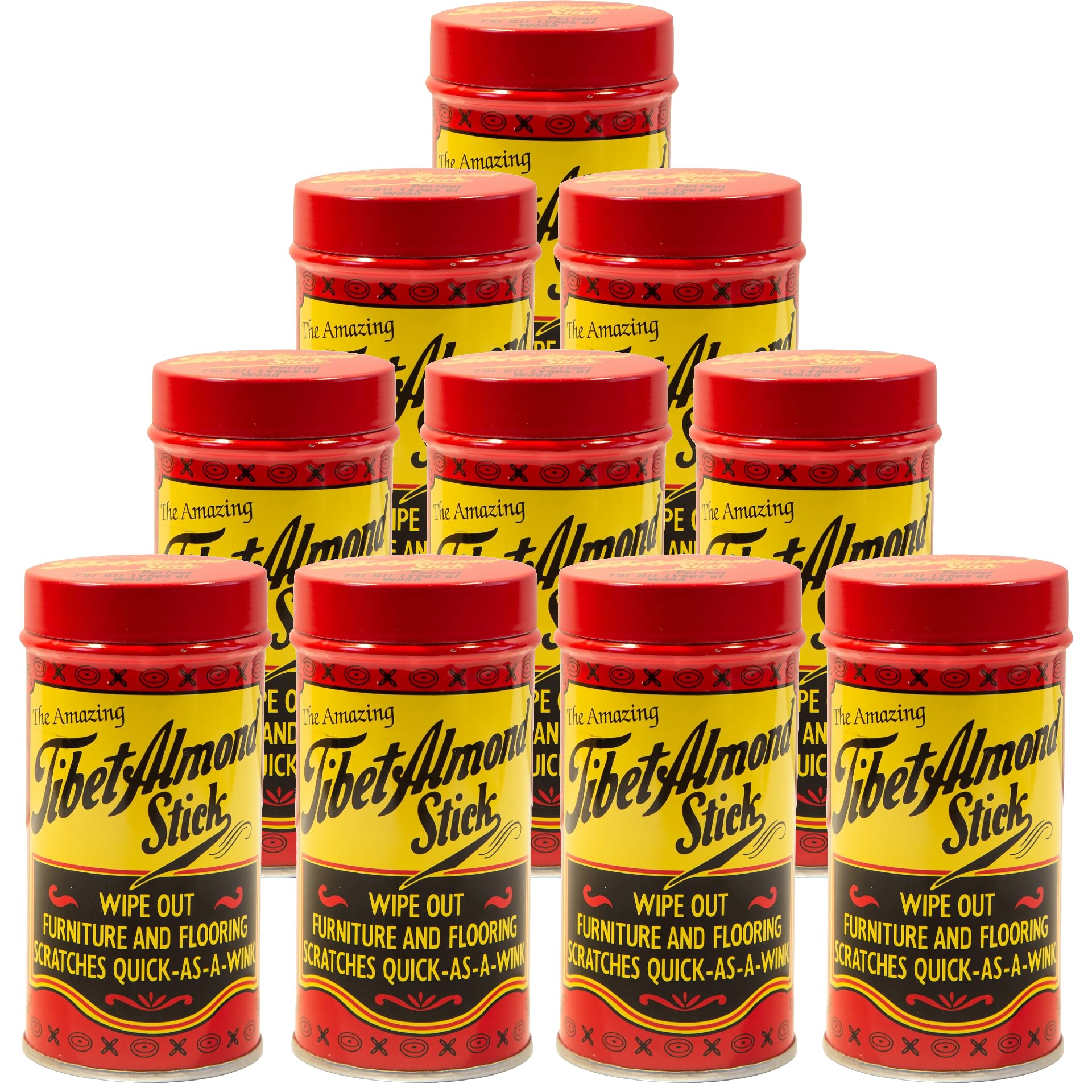 Scratch Remover - Touch Up and Repair Hardwood, Furniture, Floors Instantly - All-In-One Kit for Restoration of Cabinets, Vinyl, and More - Odorless, Colorless, Non-Toxic (10 Pack)