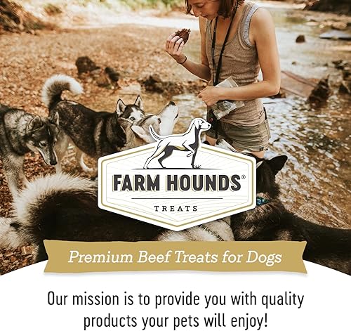 Miniatura 7 de Farm Hounds - Cecina de res - Cecina natural prémium para perros - Hecho de ganado 100% criado humanamente - Rompe a la medida - Ideal para