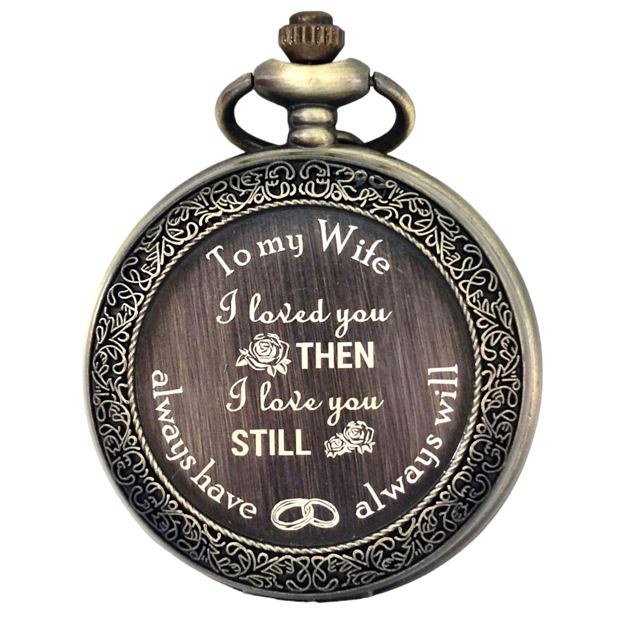 Classy Pocket Watch to My Wife Gifts Special Surprise I Wife Gifts Special Surprise Birthday I Wife Gifts Special Surprise Romantic I Wife Gifts for Love