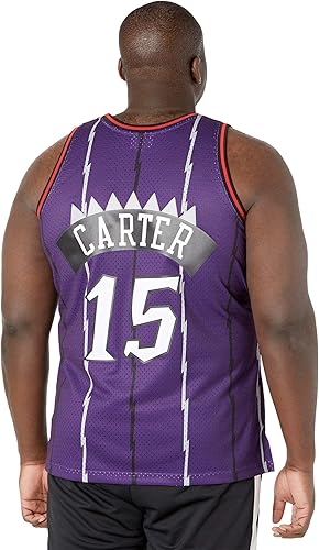 Miniatura 2 de Mitchell & Ness NBA Toronto Raptors Vince Carter 1998 Swingman Road Jersey