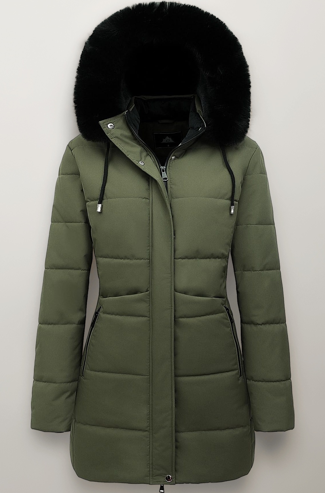 MOERDENG Women's Winter Puffer Coat Thicken Fleece Lined Down Jacket Waterproof Faux Fur Detachable Hooded Parka