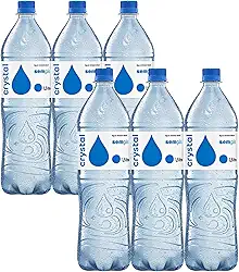 Água Crystal 1,5 Litros – Pack com 6 Unidades (Água Sem Gás Crystal 1,5 Litros – Pack com 6 Unidades)