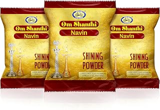 Cycle Pure Om Shanthi Shining Powder | Cleans Diyas, Glass, Silver & Metals | 3x200g Dishwashing Detergent Price In India