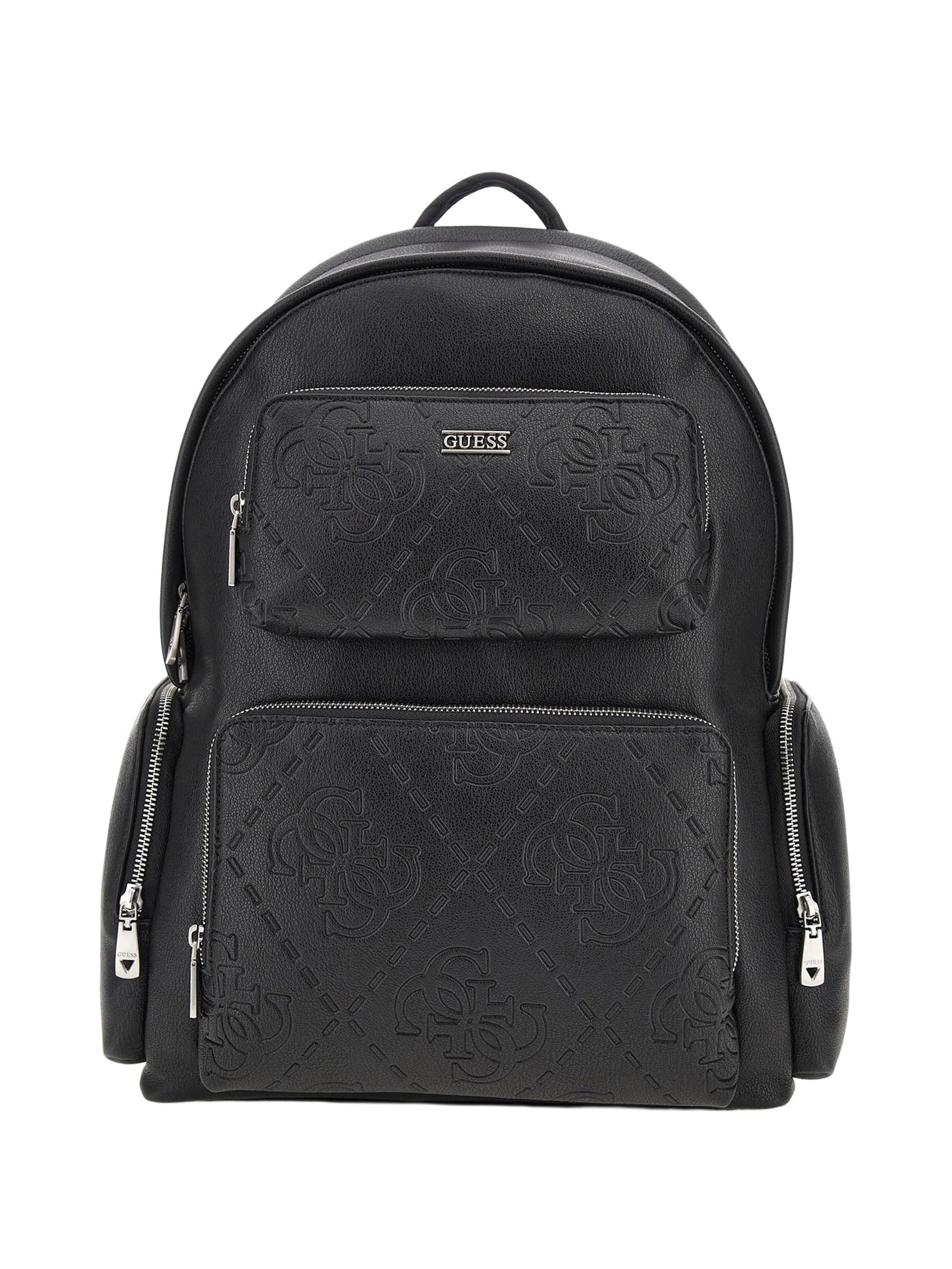 GUESS zaino per il tempo libero Boston Backpack Black nero