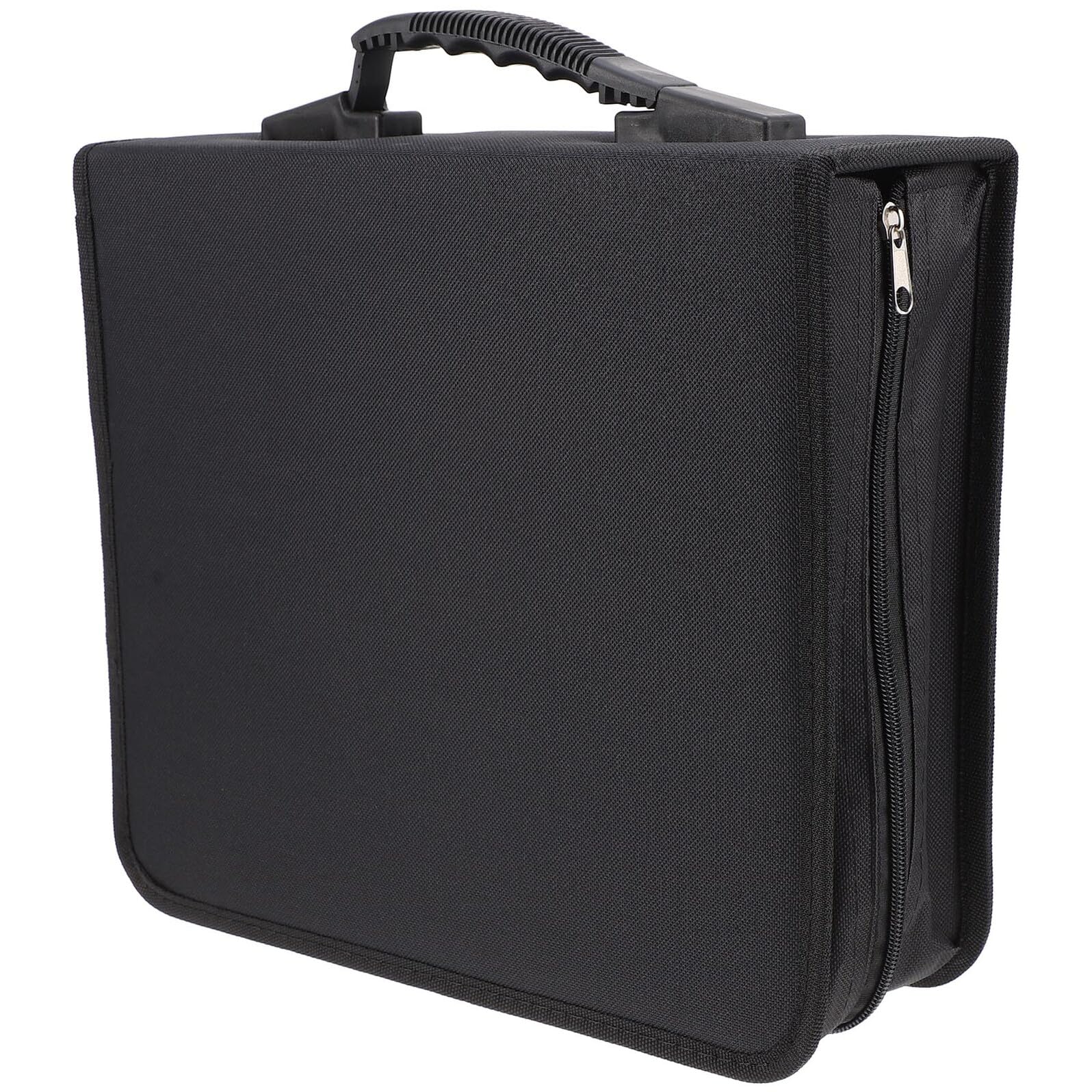 POPETPOP Custodia Porta Dvd e Organizer Di Cd in Oxford Capacità 240 Unità, Borsa Per Trasporto Di Cd/dvd Resistente e Cerniera, Adatta Per Casa e Viaggio