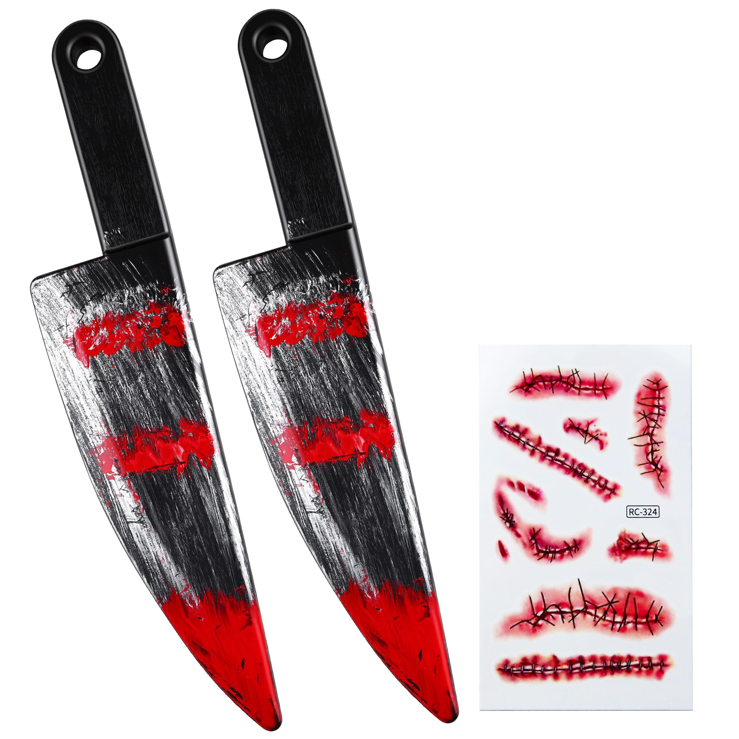 Chambom Halloween Fake Knife--2 Pcs