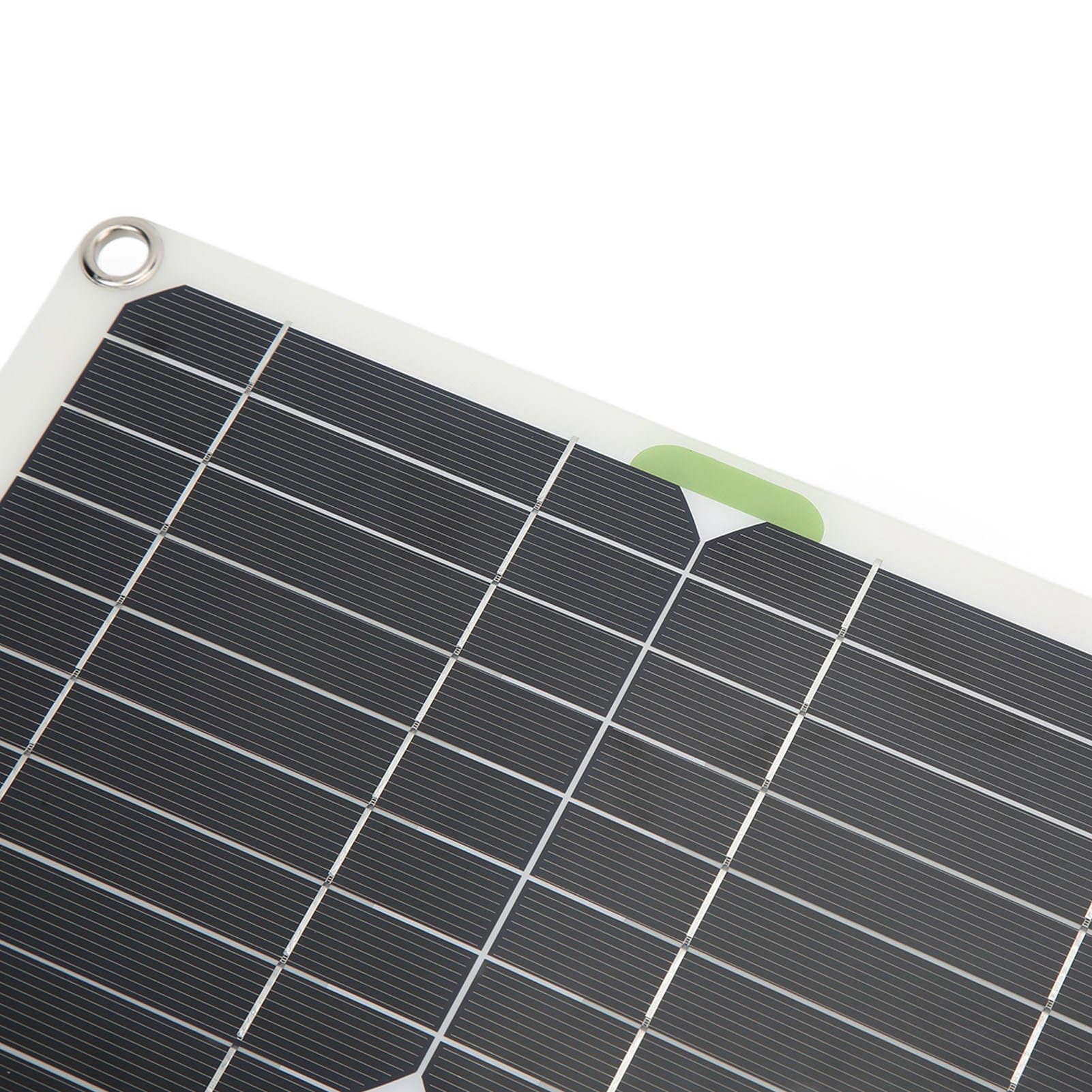 Pannello Solare Monocristallino 200W Kit Completo con Accessori per Campeggio, Barca, Alimentazione Esterna, Cavo Accendisigari e Clip Batteria Inclusi