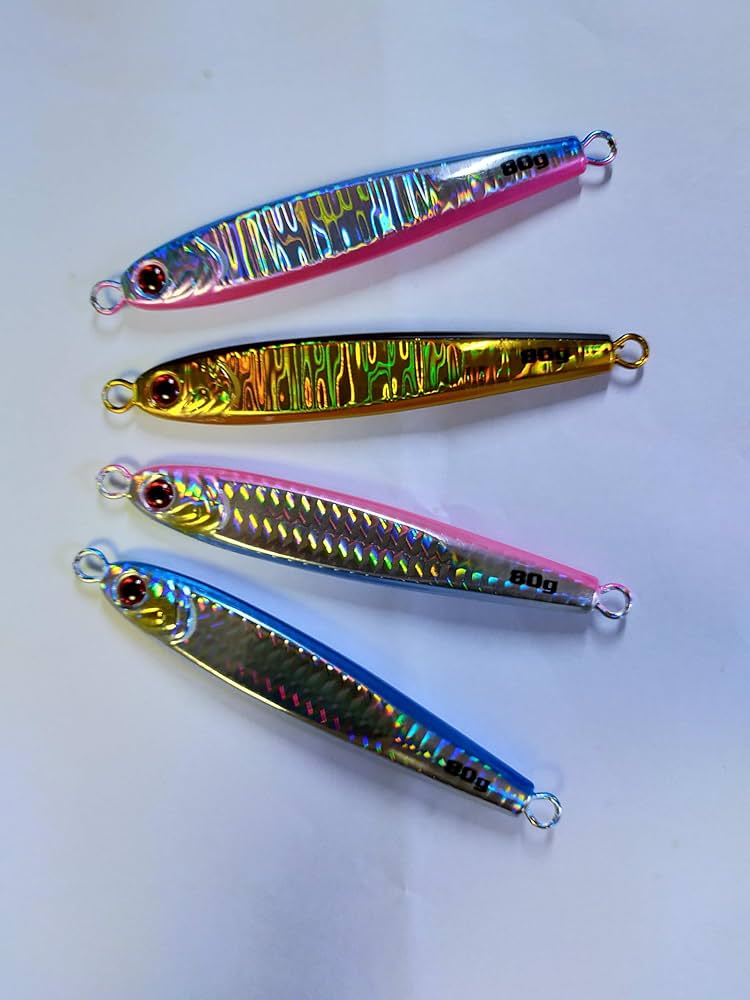 Amazon.co.jp: 4本セット TGベイト風 メタルジグ 鉛混合