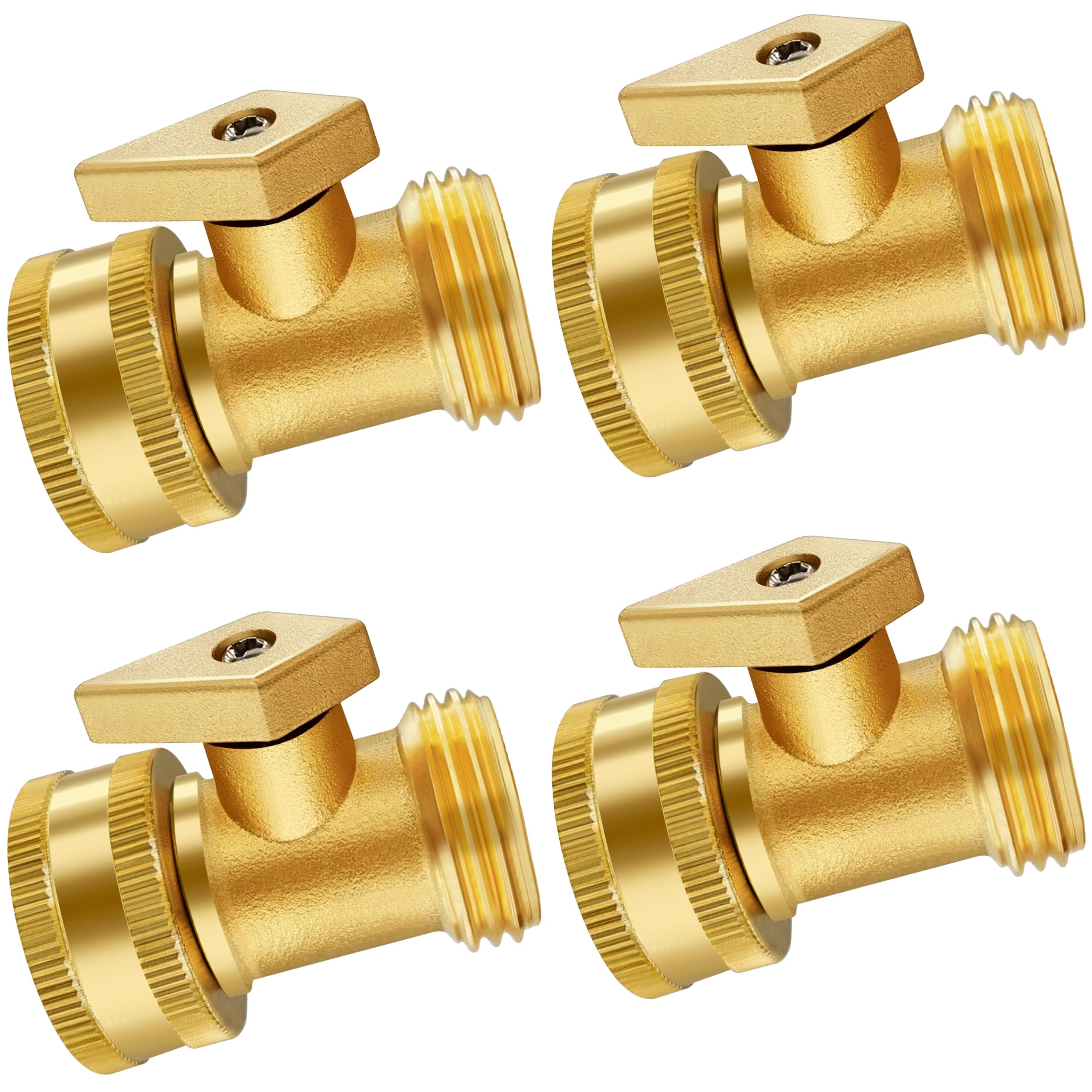 Amazon.com: KONGLOIFAI Water Hose Shut Off Valve, Garden Hose Shut Off ...