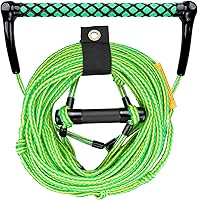 Vista 11 de Obcursco Cuerda Wakeboard, línea de deportes acuáticos con mango EVA. Ideal para esquí acuático, wakeboard, rodillera