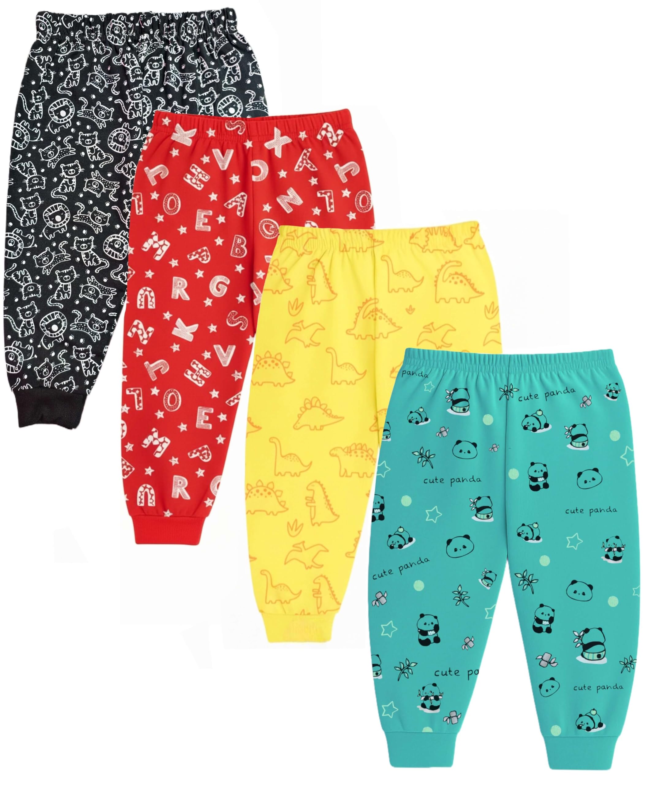 lush plush Cotton Pajama Pants for Baby Boys and Baby Girls | Relaxed Fit Nightwear | Sleepwear | Cute Animal Print for Toddlers, Infants & Newborn-picture-20