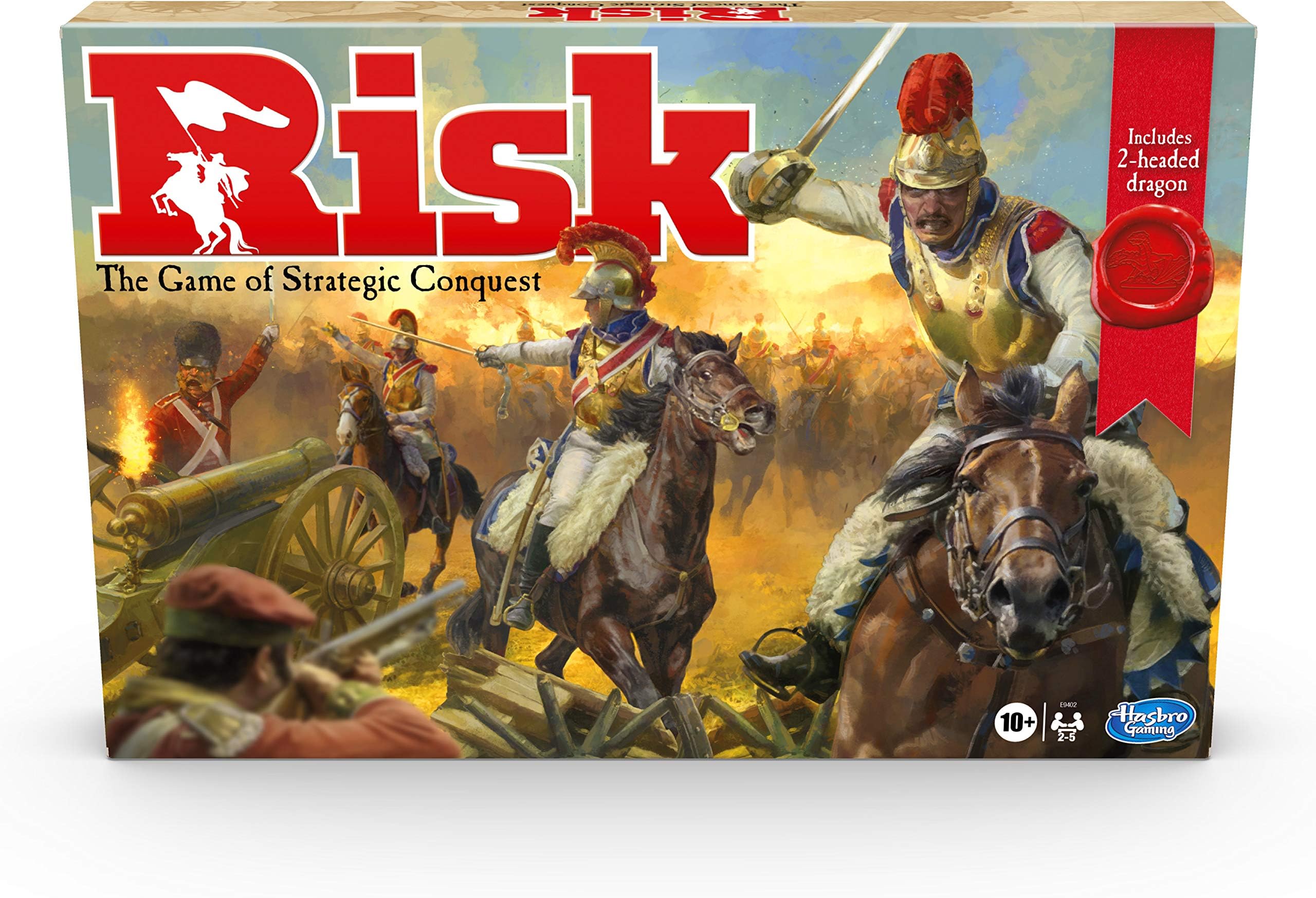 Hasbro Gaming Risk Game With Dragon, for Use With Alexa, Strategy Board Game Ages 10 and Up, With Special Token, Amazon Exclusive