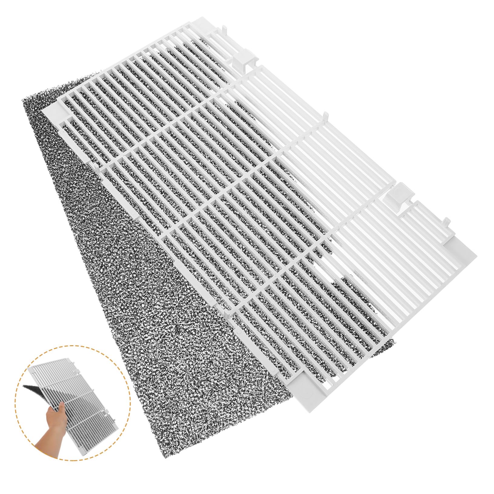 2sets Condizionatori Aria Per Camper Accessorio Per Filtraggio Aria Facile Da Rimuovere e Pulire Compatibile Con Modelli Ducted Materiale Resistente e Duraturo