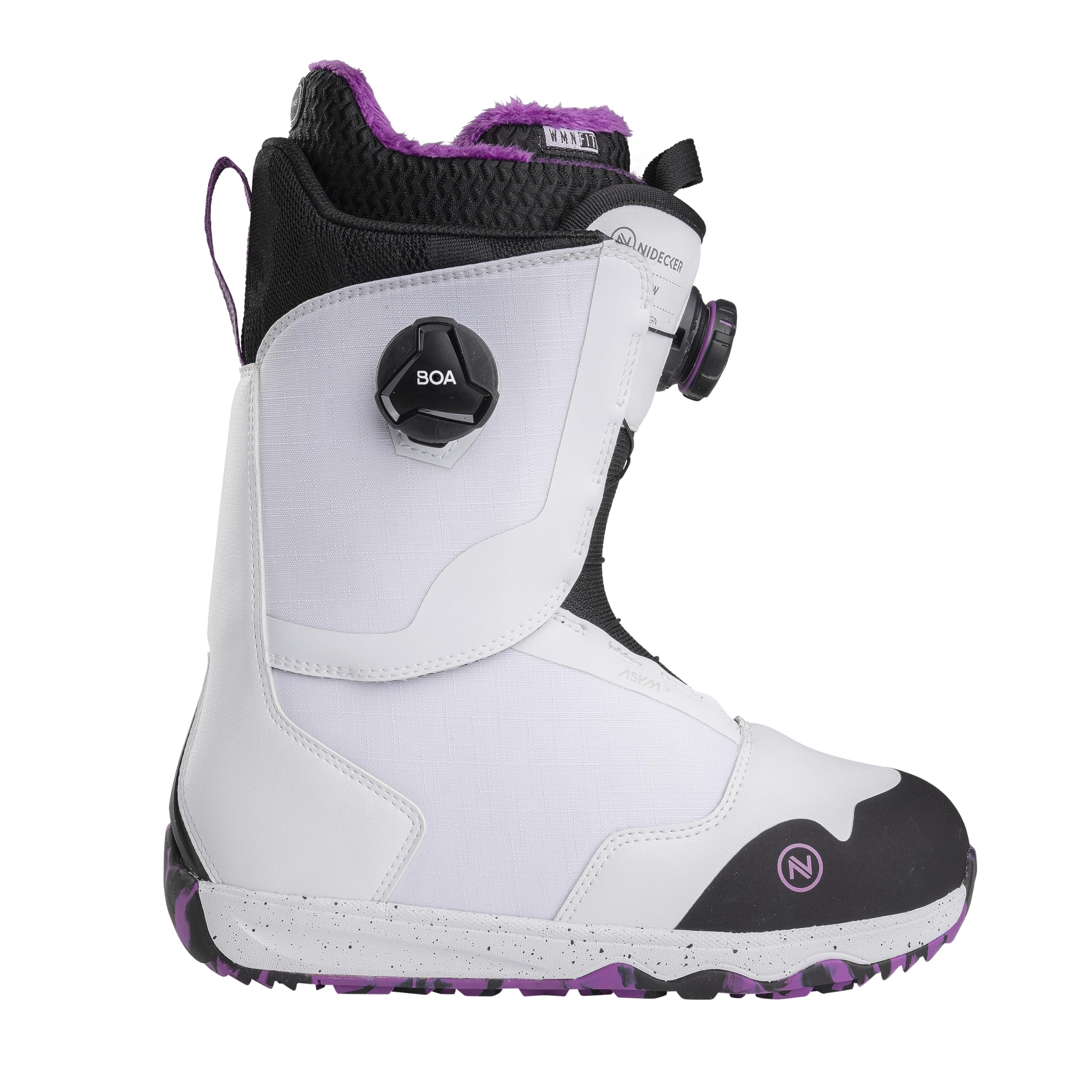 Nidecker Rift W Boa Women's Snowboard Boots, White, 8.5