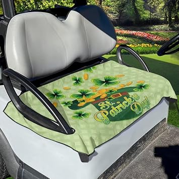 Pensura Golf Cart Seat Covers Club Car Easy to Install Golf Cart Cover Anti Slip Universal Fit