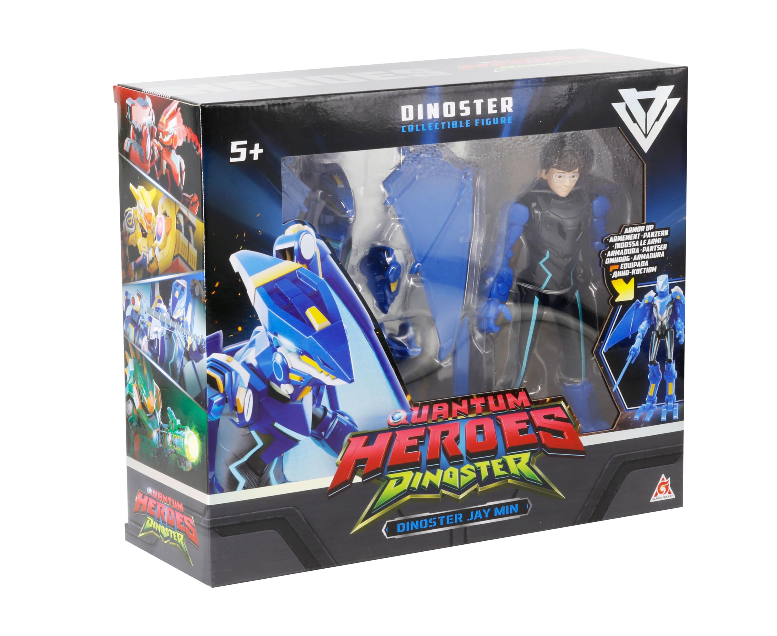 Dinoster 7.8'' Armored Action Figure - Jay Min : Buy Online