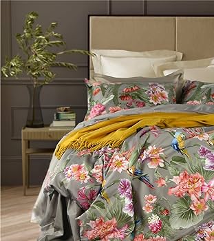 Amazon.com: Eikei Vintage Botanical Flower Print Bedding 400tc Amazon.com: Eikei Vintage Botanical Flower Print Bedding 400tc