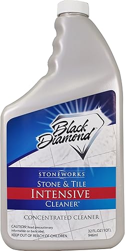 Miniatura 3 de Black Diamond Stoneworks Sellador de piedra natural de aspecto húmedo que proporciona brillo y protección duraderos. Limpiador intensivo de 1 cuarto