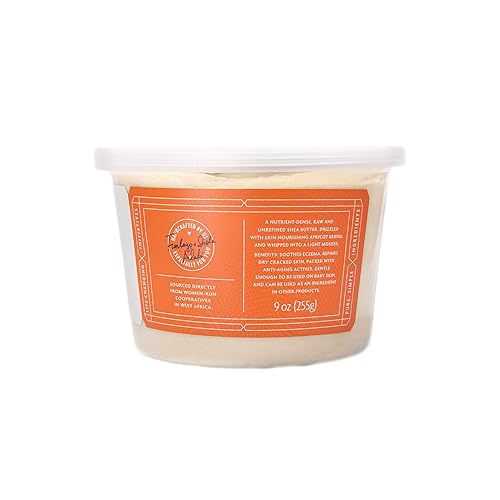 Miniatura 2 de Shea Radiance Manteca de karité orgánica hecha a mano sin refinar hidratante para cara cuerpo manos piel y cabello para todo tipo de piel aceite de