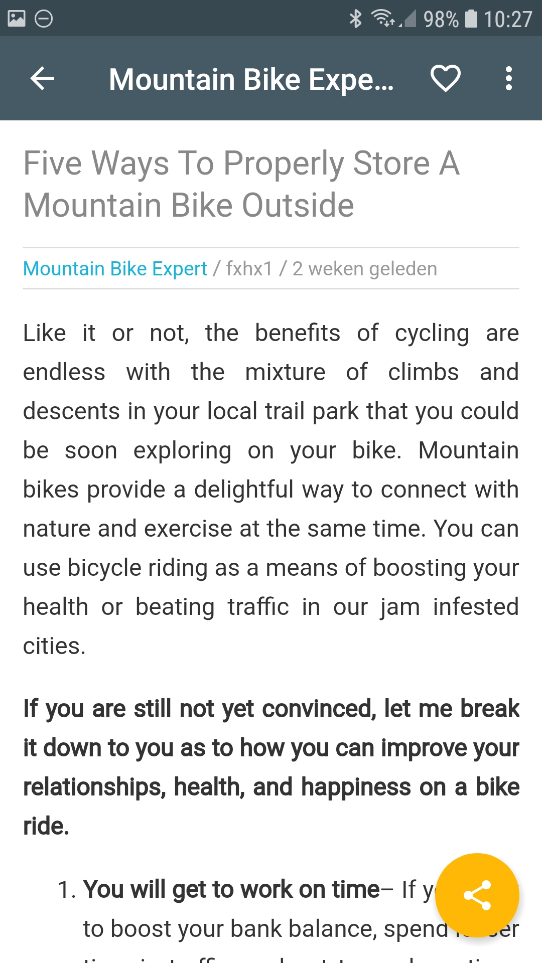 Mountain Bike Expert Articles
