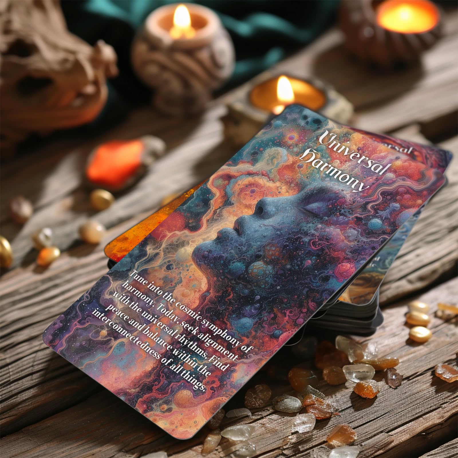 Powerful Yin and Yang Oracle Cards, 68 Oracle Cards Deck with Meanings on Them - Image 3