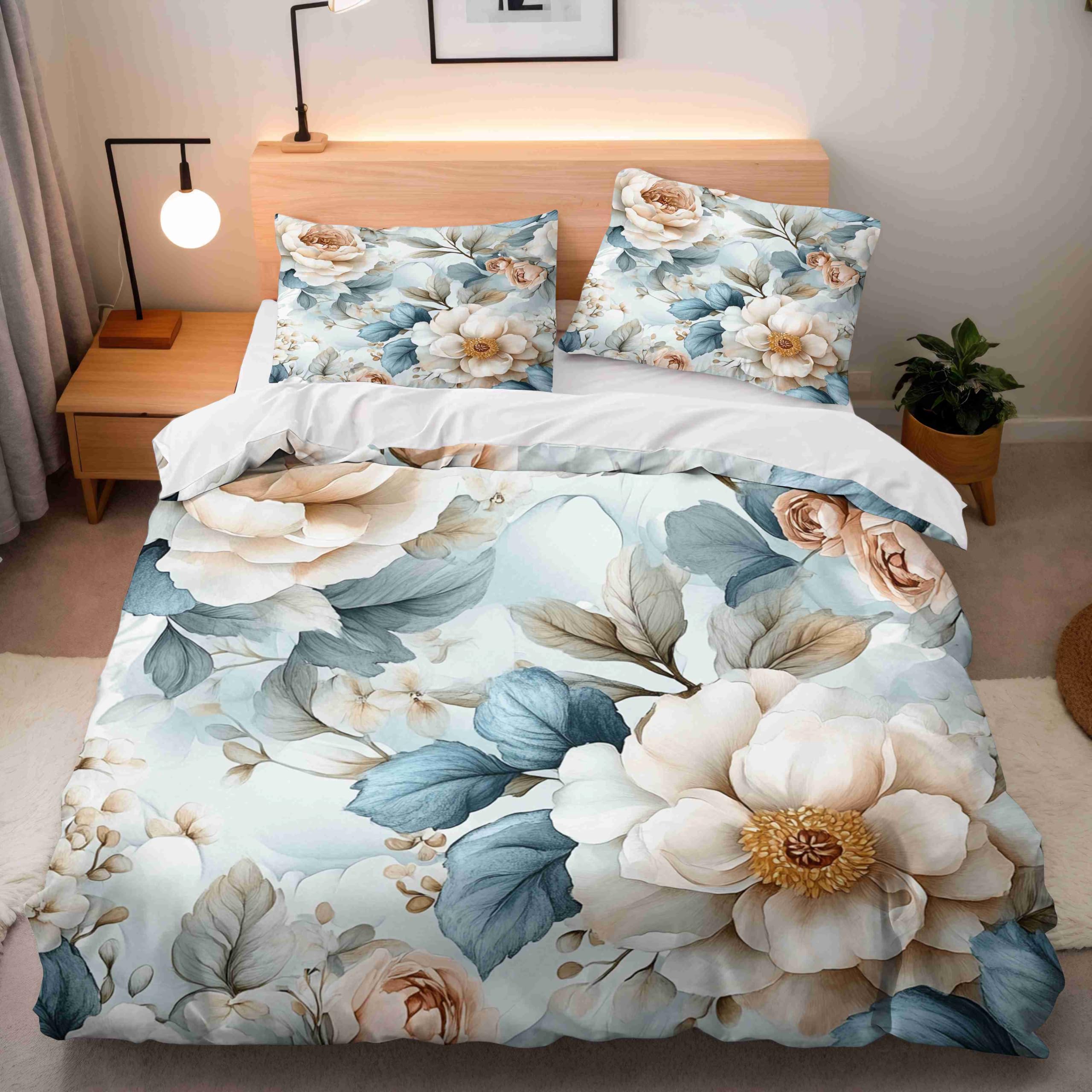Parure de lit aquarelle fleurie pour transformer votre chambre