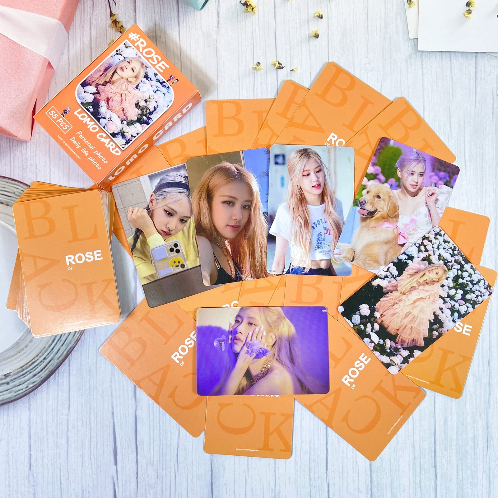 Kpop ROSÉ Photocard Rosie Picture Card Set Photobook Polarioid