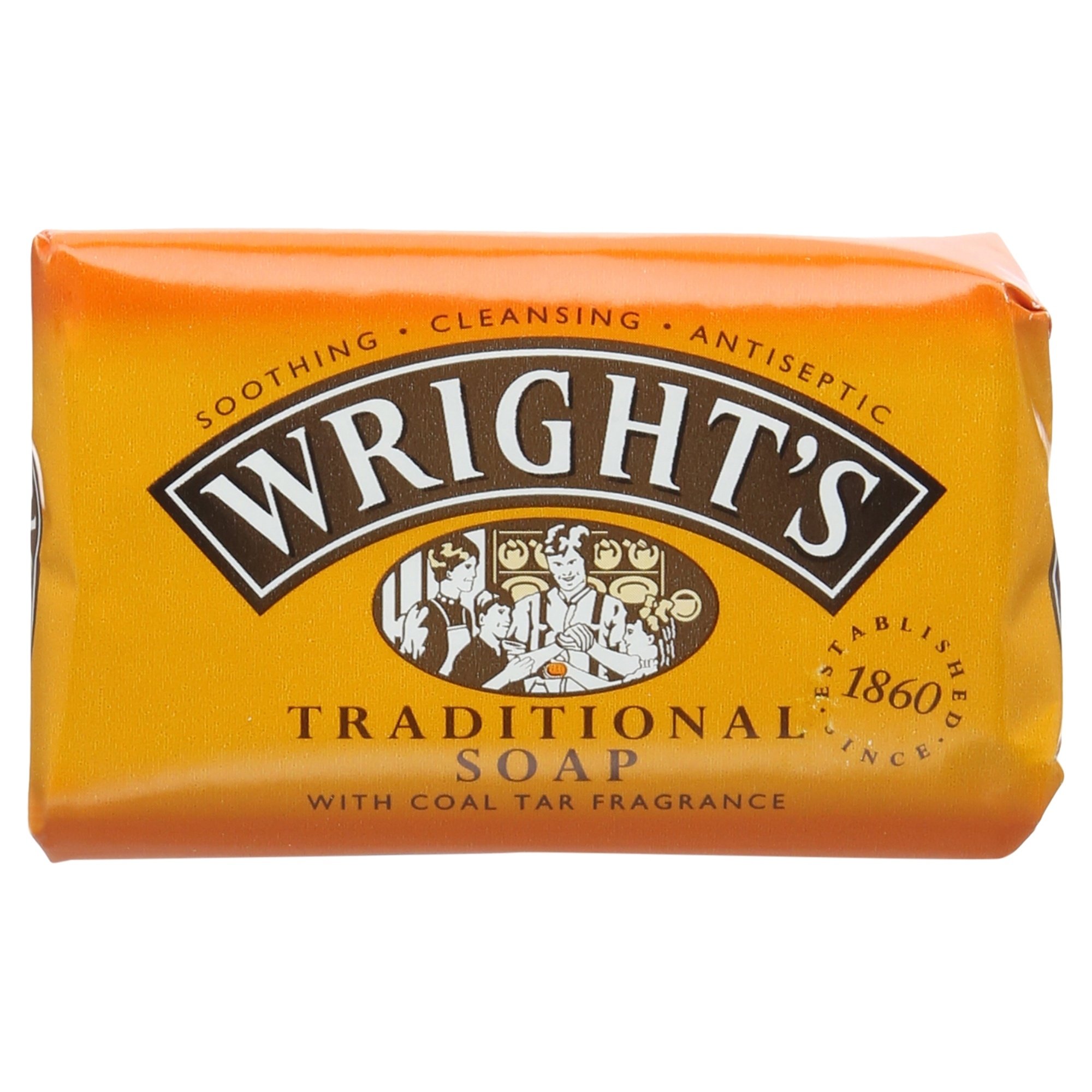 Wright's Traditional Soap with Coal Tar Fragrance, 125g