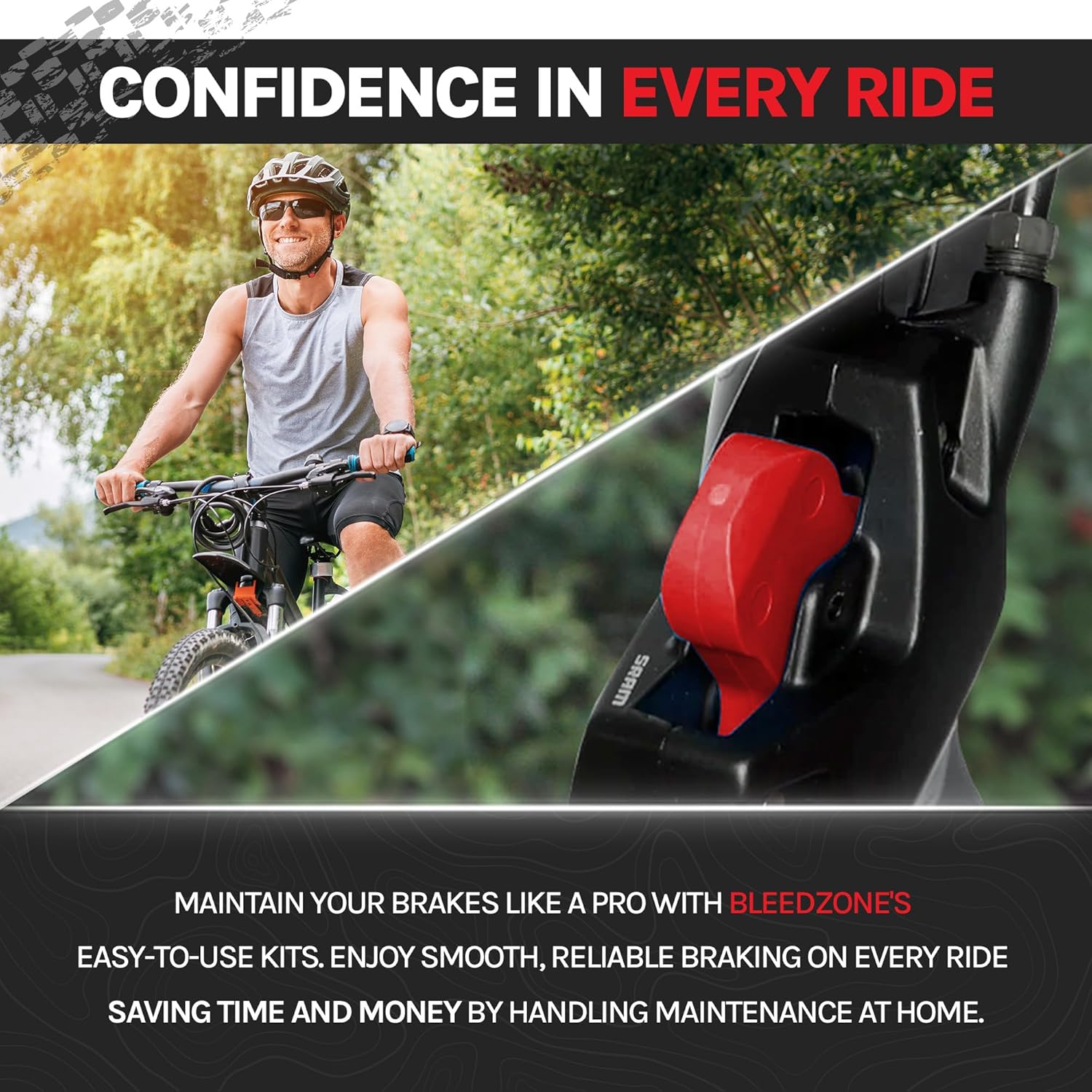 BleedZone SRAM DB8 Brake Bleed Kit with Maxima Mineral Oil Included, 2x Pro PC Syringe & M4 Fittings, Hydraulic Bike Brake Bleeding Kit, MTB & Road Bicycle Service Tool for SRAM Mineral Oil Systems