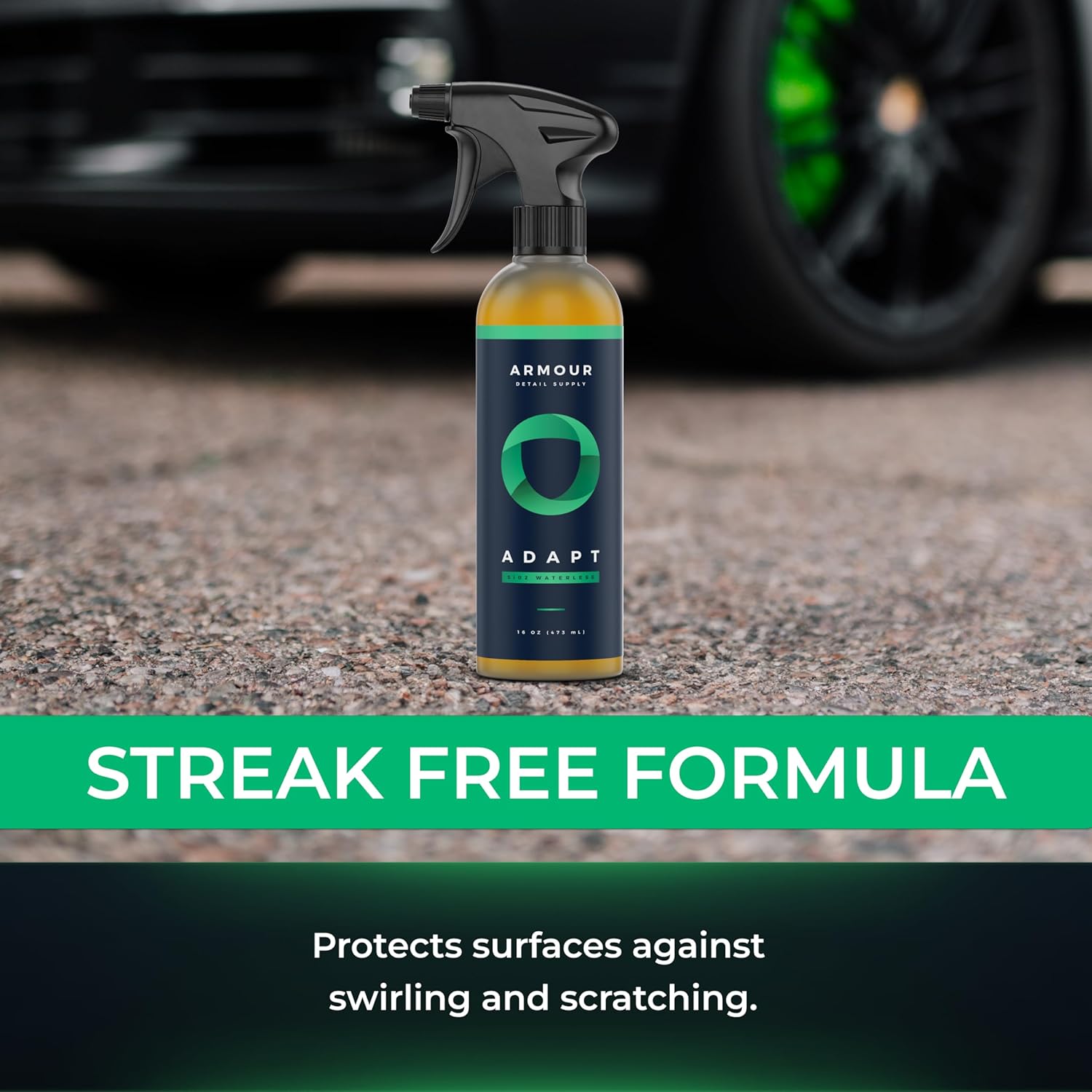 Armour Detail Supply - Adapt Waterless Wash & Quick Detailer and Multi-Use Formula, Streak-Free, UV Protection, Scratch Reducer, 1 Gallon