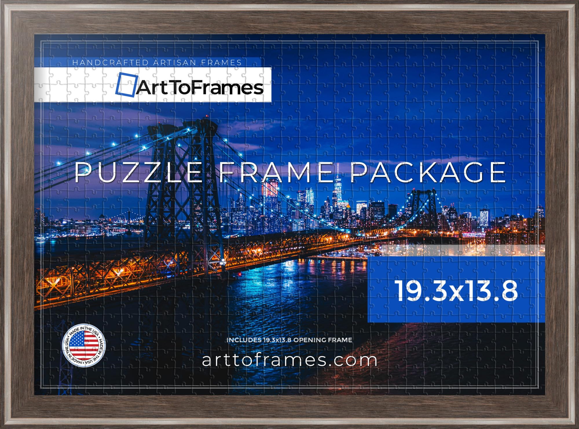Amazon.com - ArtToFrames 19.3x13.8 INCH/49x35 CM Gray Frame for