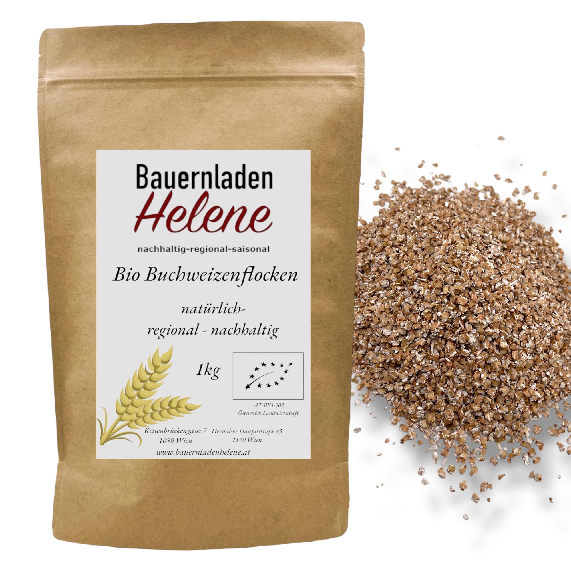Naturalmente buono: fiocchi di grano saraceno biologico per una ricca esperienza di colazione. (3000g)