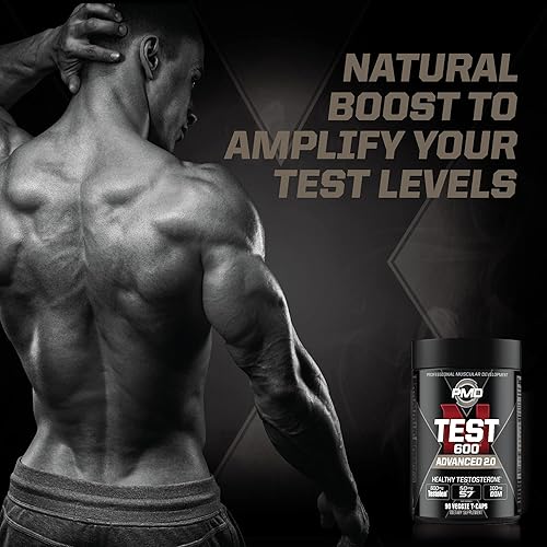 Miniatura 4 de PMD Sports N-Test 600 Advanced Nitric Oxide Booster para hombres – con testofeno clínicamente estudiado – Músculo magro y ganancias de fuerza con