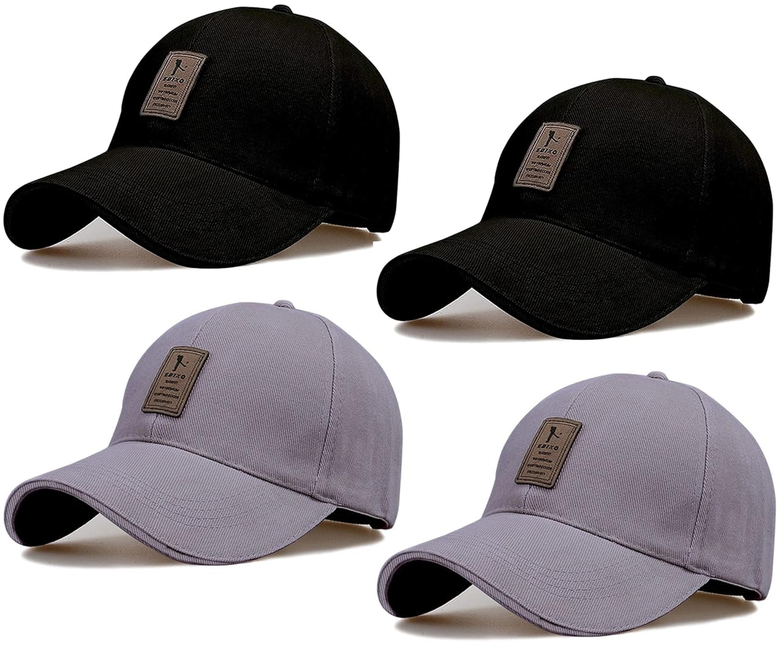Buy CLASSYMESSI Combo Pack of 4 Ediko Caps Fit for Mens and Womens
