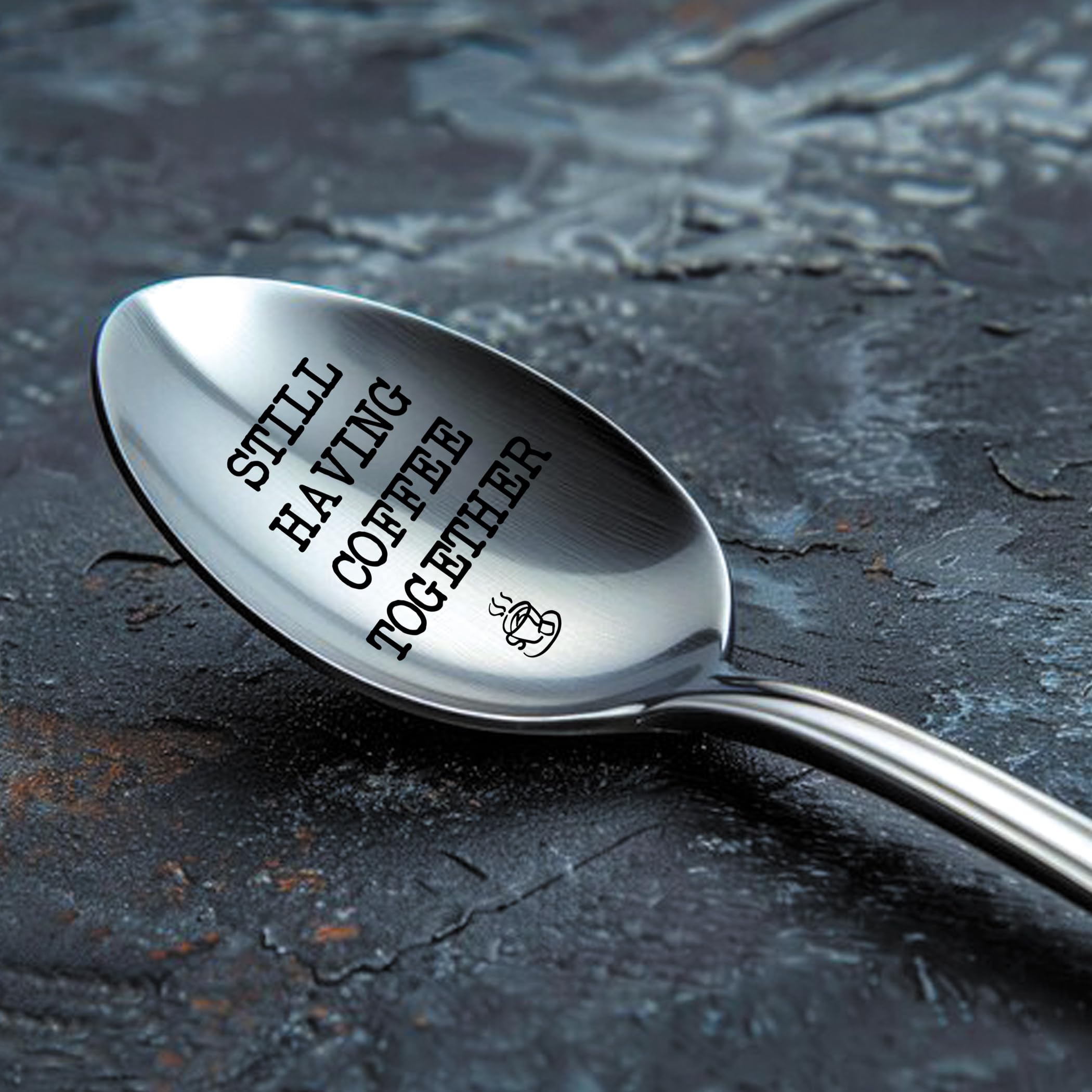 Classic Craft Creations | Still Having Together Coffee Spoon | Coffee lovers gift | Friendship gift | Thoughtful gift | Unique gift idea | Christmas gift idea