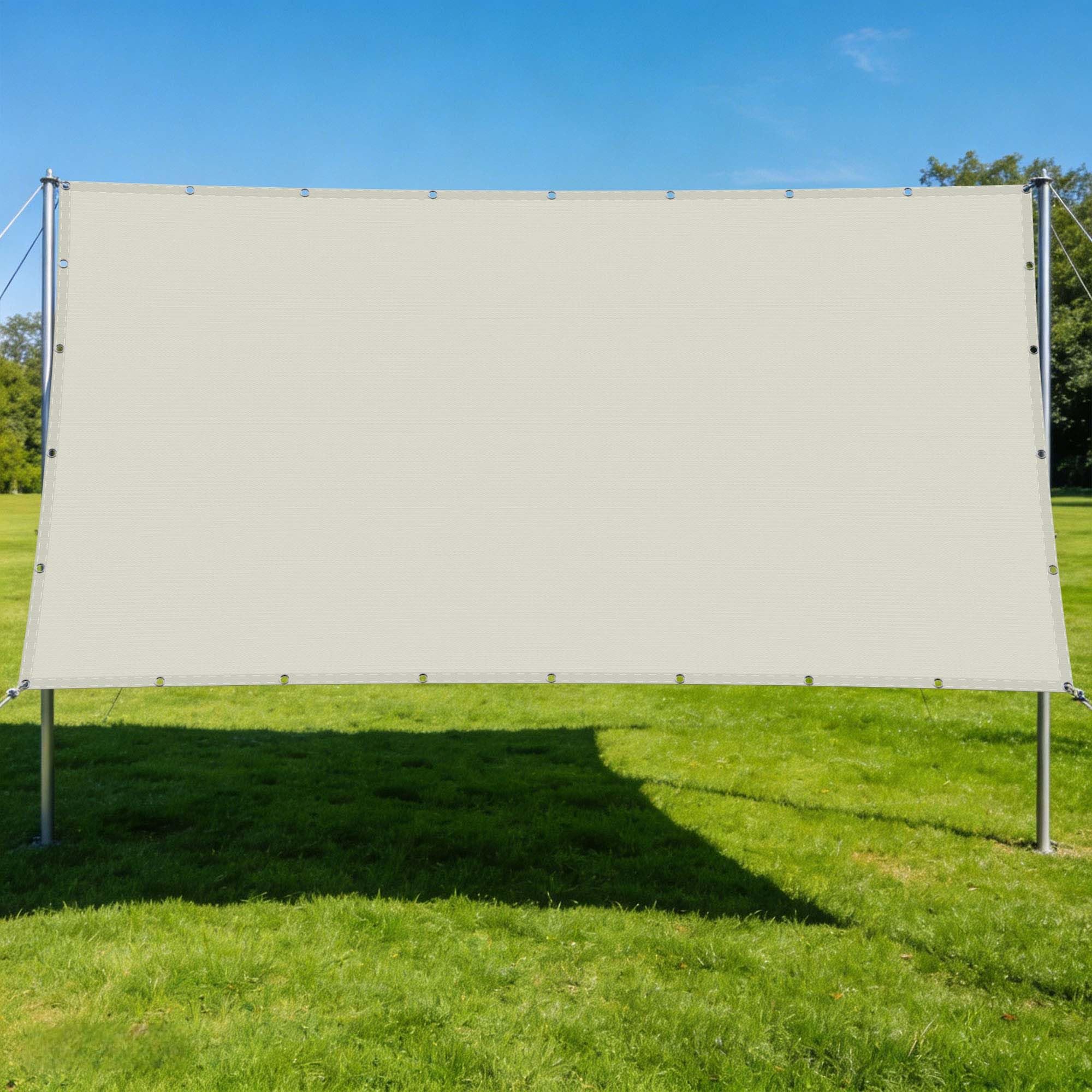 Voile d'ombrage pour jardin et piscine auvent rectangulaire 130x600 cm