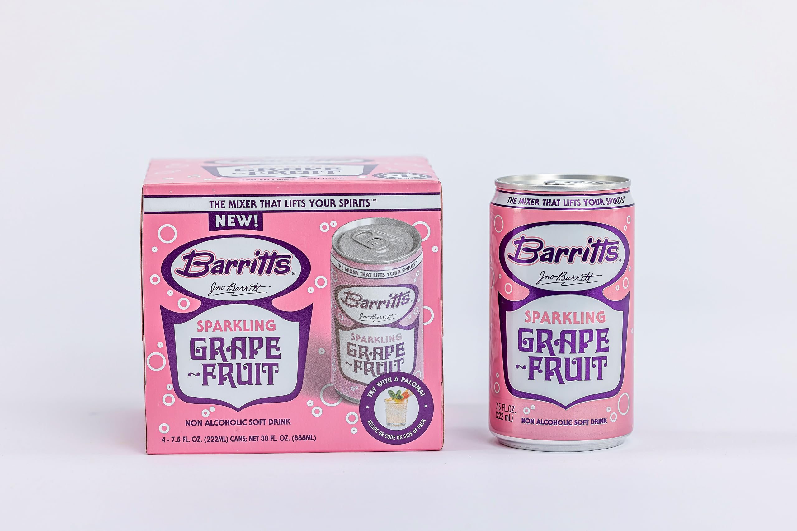 Amazon.com : Barritt's Mixers - Sparkling Grapefruit Soda, Non
