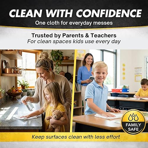 Miniatura 7 de Microfiber Magic Streak Free Cleaning Cloth 3 Pack Clean Any Surface with Just Water Eco Friendly Environmentally Safe Perfect for Window, Mirror,