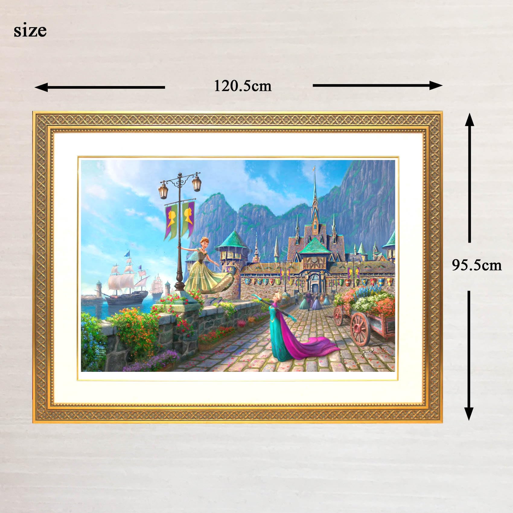 ★トーマスキンケード/ライトアップ絵画『完璧な一日の終わり』/木製フレーム★ ☆トーマスキンケード/ライトアップ絵画『完璧な一日の終わり