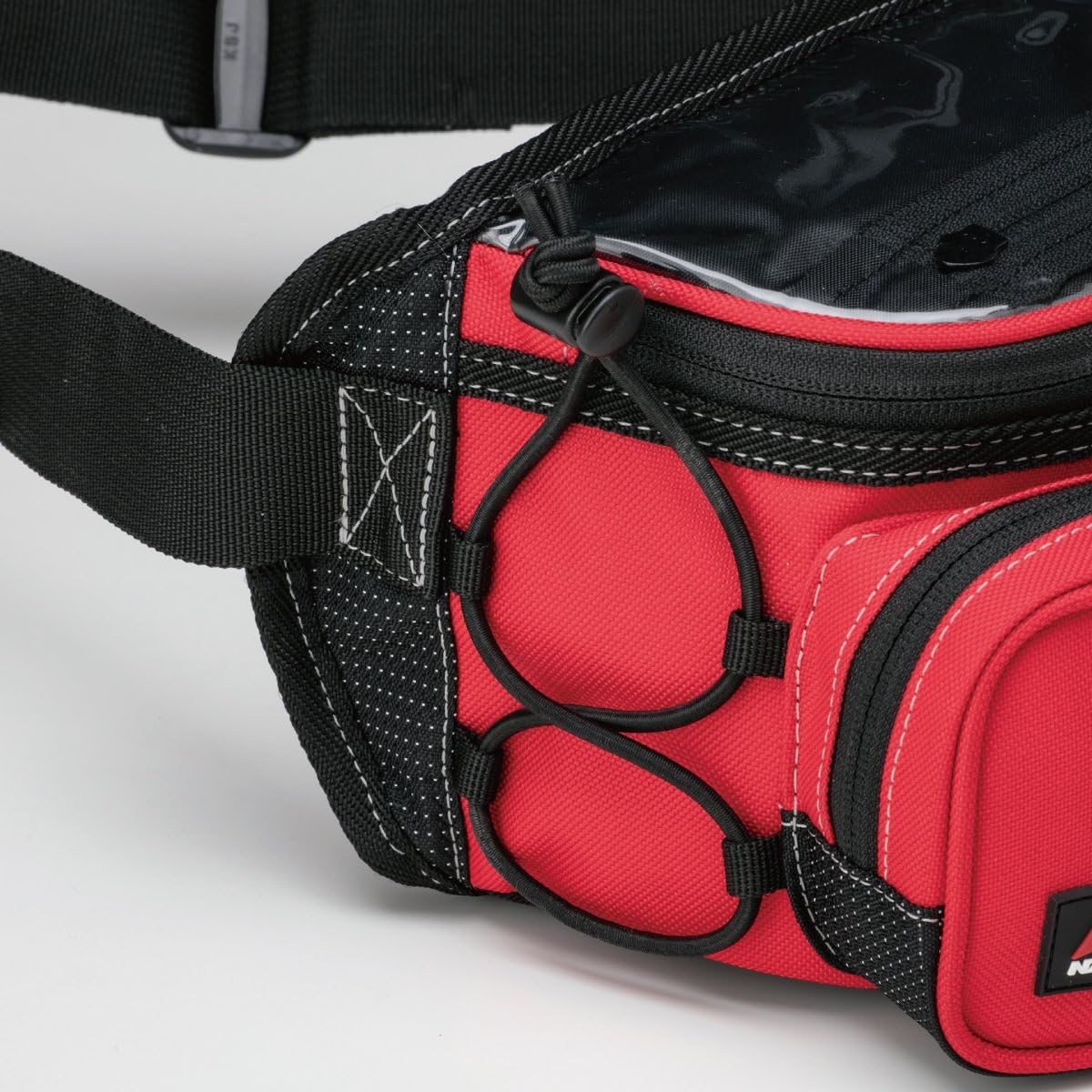 Nankai Riding Mode Waist Bag Black/2.6L Smartphone Clear Top BA508B red
