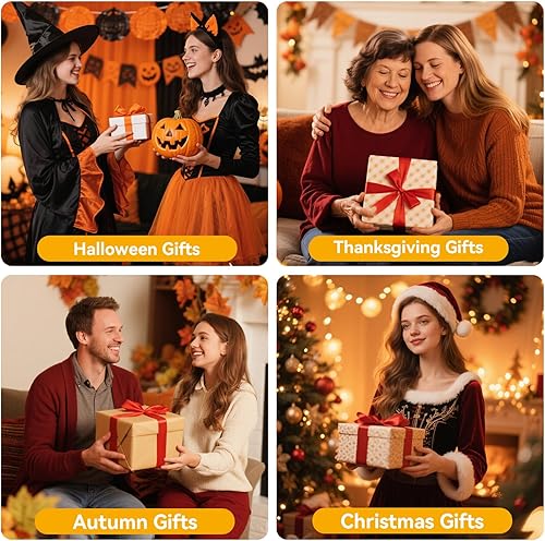 Miniatura 8 de Velas sin llama, juego de 3 velas LED parpadeantes de hoja de arce con control remoto y temporizador, velas LED regulables que funcionan con pilas,