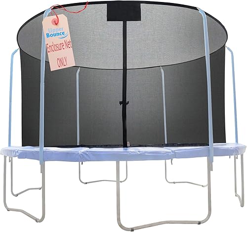 Miniatura 12 de Machrus Upper Bounce Trampoline Net Replacement 8FT 10FT 11FT 12FT 13FT 14FT 15FT 17FT- Safety Net for Top-Ring Flex Enclosure System Curved Poles