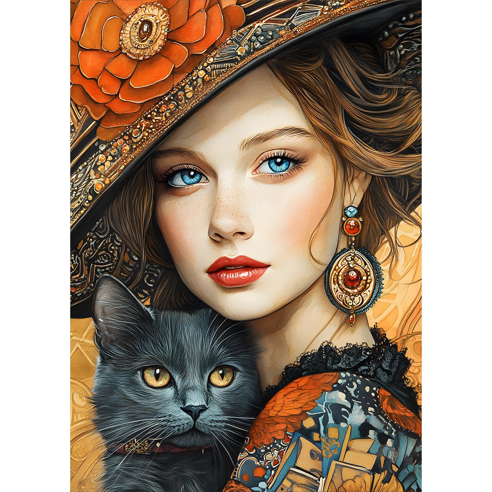 MAXBYE Donna DIY 5D Diamond Painting Arts Kits per Adulti