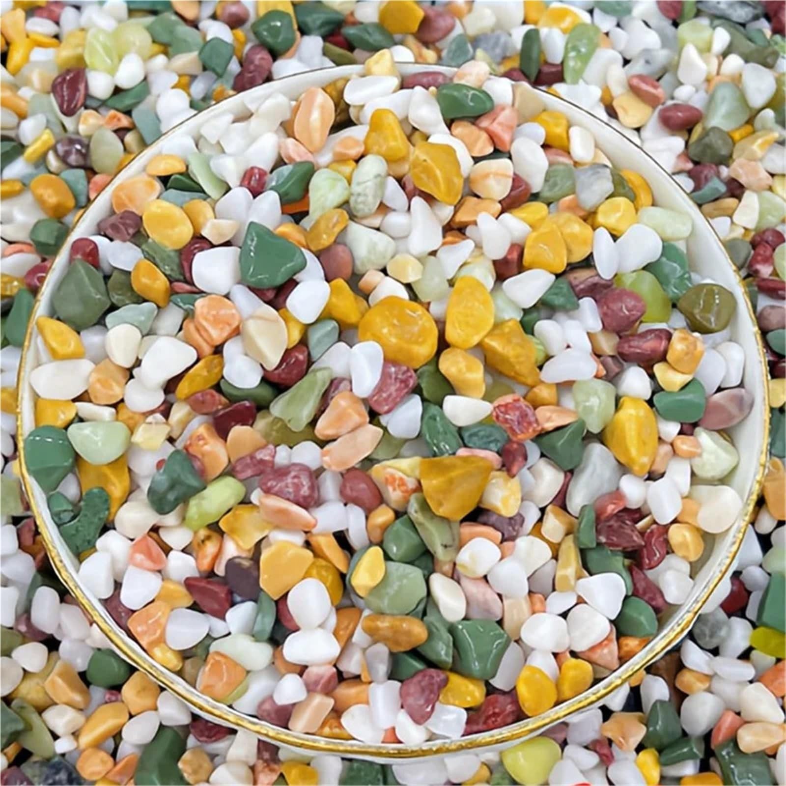 Naturalny żwir do akwarium i ogrodu DIY (piasek dolny i mikrokrajobraz) (1000 g)