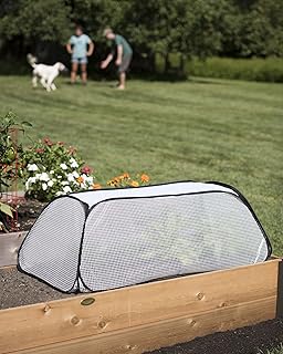 Gardeners Supply Company Garden Row Accelerator Plants Cover | Mini Greenhouse Seedlings & Plant Protector for Raised Gard...