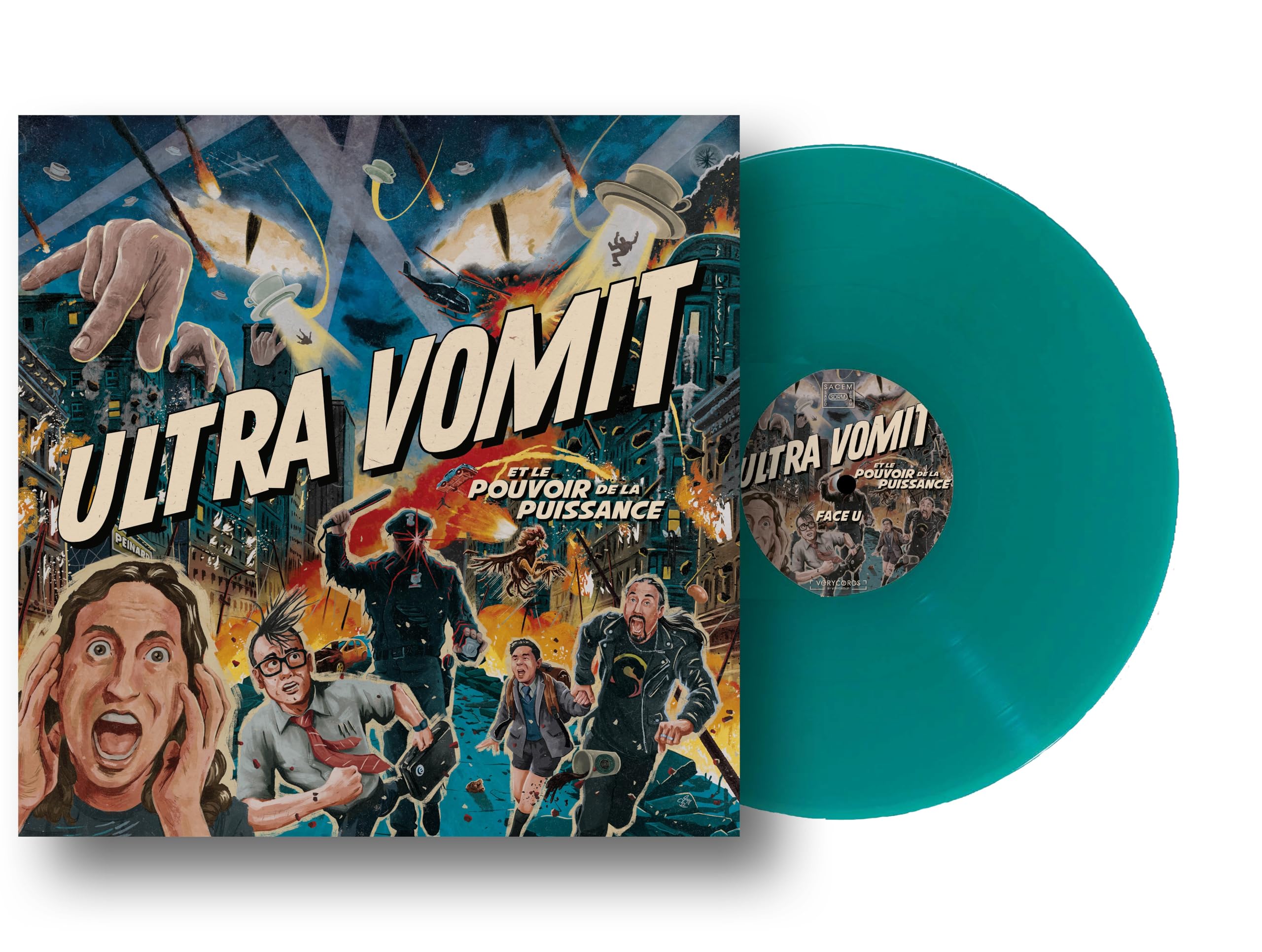 Ultra Vomit Et Le Pouvoir De La Puissance (Petrol Transparent) [VINYL]