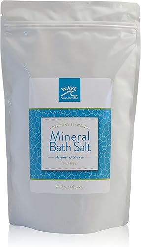 Brittany - Sal de baño mineral de algas marinas de Wave Connection, 2 libras