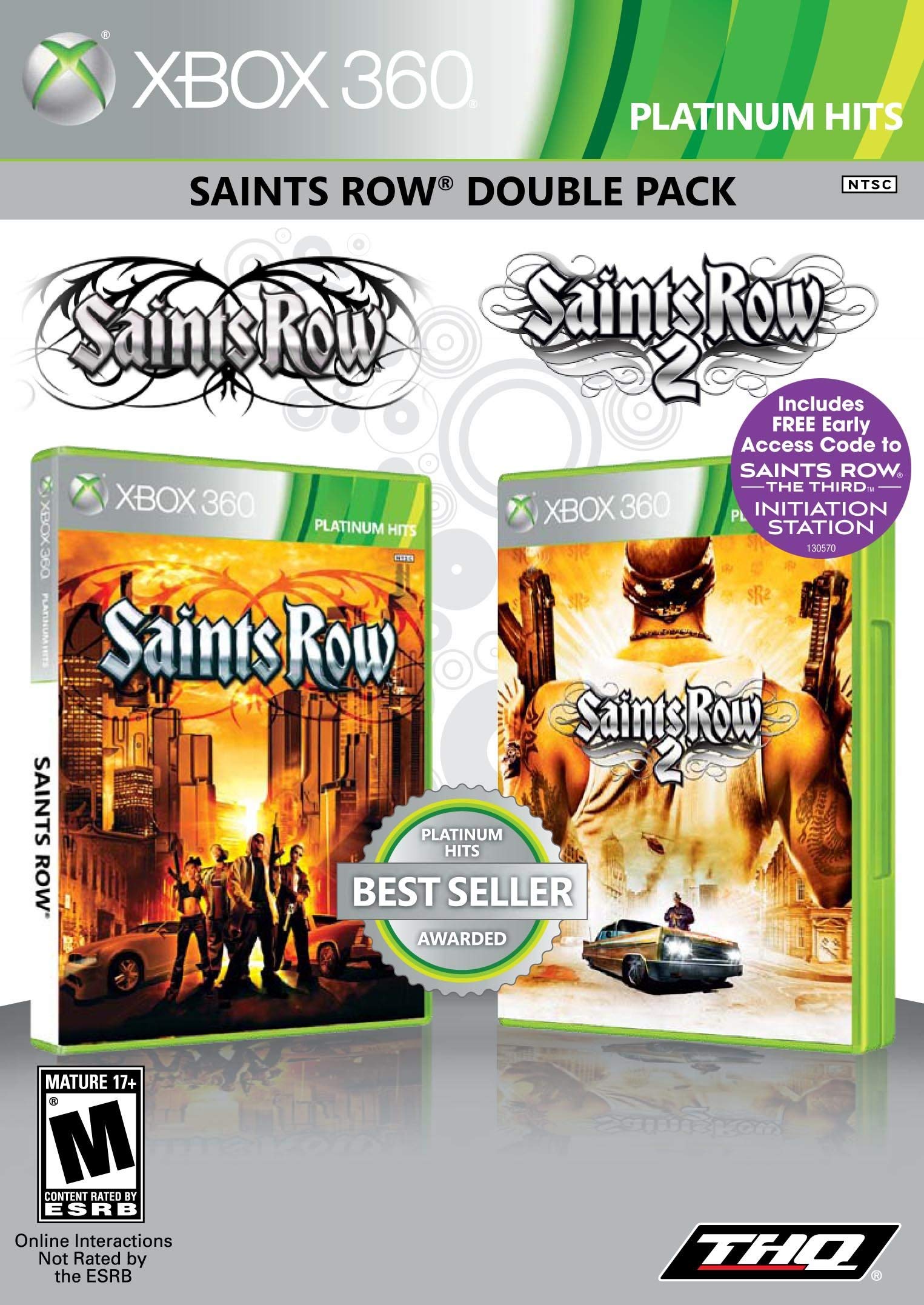 Saint's Row Double Pack Limited Edition -Xbox 360 (Renewed)