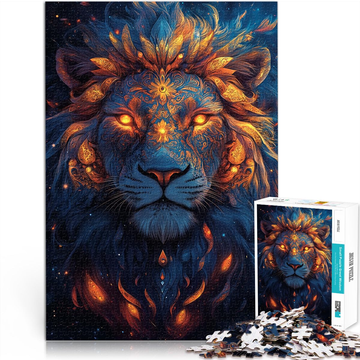 1000 Piece Jigsaws for Adults holy lion Educational Games Home Decoration 26x38cm Unique Birthday and Gifts for 14+